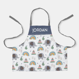 Cute Baby Speelgoed Pattern Schort