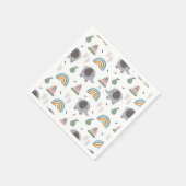 Cute Baby Speelgoed Pattern Servet (Hoek)