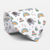 Cute Baby Speelgoed Pattern Stropdas (Opgerold)