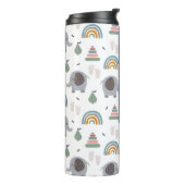 Cute Baby Speelgoed Pattern Thermosbeker (Gedraaid links)