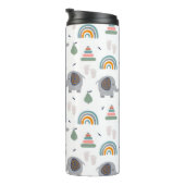 Cute Baby Speelgoed Pattern Thermosbeker (Geroteerd rechts)