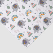 Cute Baby Speelgoed Pattern Tissuepapier (Detail)