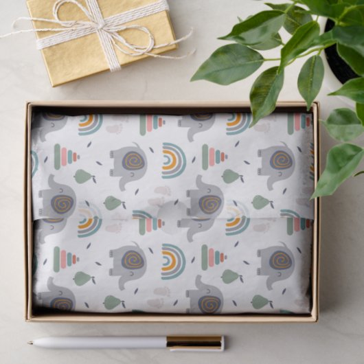 Cute Baby Speelgoed Pattern Tissuepapier (Geschenk)