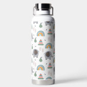 Cute Baby Speelgoed Pattern Waterfles (Achterkant)