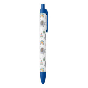 Cute Baby Speelgoed Pattern Zwarte Inkt Pen
