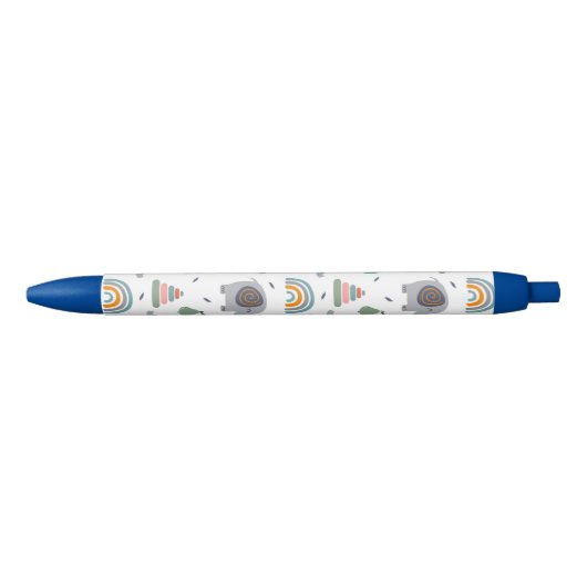 Cute Baby Speelgoed Pattern Zwarte Inkt Pen (Voorkant)