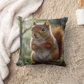 Cute baby squirrel cottage garden kussen (Deken)