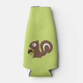 Cute Baby Squirrel Design Flesjeskoeler (Voorkant)