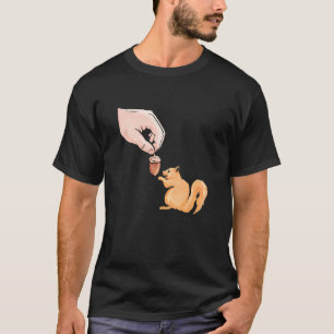 Cute Baby Squirrel Red Squirrel Animal Friend T-shirt