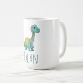 Cute baby T-Rex Dinosaur Name Toddler Gift Koffiemok (Voorkant rechts)