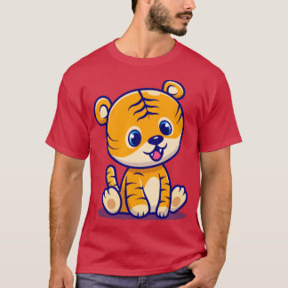 Cute Baby Tiger Cartoon1 T-shirt