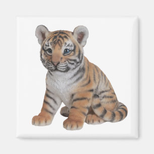 Cute Baby Tiger Cub Magneet