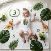 Cute Baby Tiger Jungle Nursery Personalized Name Romper