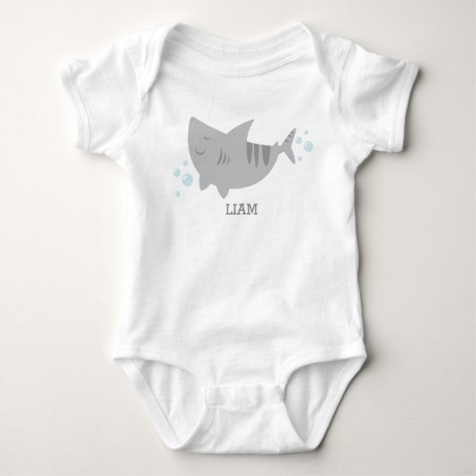 Cute Baby Tiger Shark Onsie T-Shirt (Voorkant)