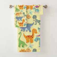 Cute baby toddler dinosaurus collage patroon
