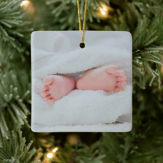 Cute Baby Toes and Feet Keramisch Ornament (Boom)