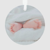 Cute Baby Toes and Feet Ornament (achterkant)
