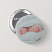 Cute Baby Toes and Feet Ronde Button 5,7 Cm (Voorkant /achterkant)