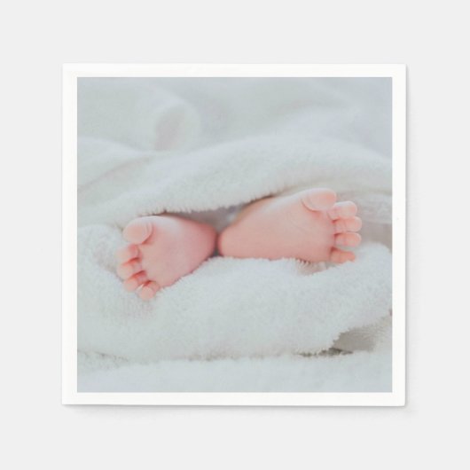 Cute Baby Toes and Feet Servet (Voorkant)