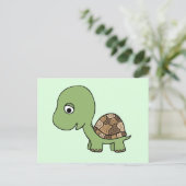 Cute Baby Tortoise Briefkaart (Staand voorkant)
