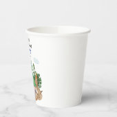 Cute baby tropische dinosaurussen! 1e verjaardag papieren bekers (Links)