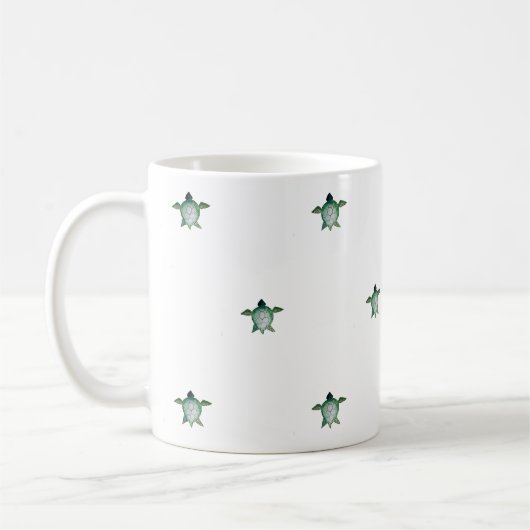 Cute Baby turtle koffiezetter mok (Links)