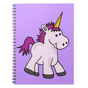 Cute Baby Unicorn Cartoon Notitieboek