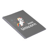 Cute baby unicorn Modern Notitieboek (Rechterzijde)