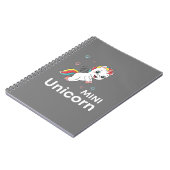 Cute baby unicorn Modern Notitieboek (Linkerzijde)
