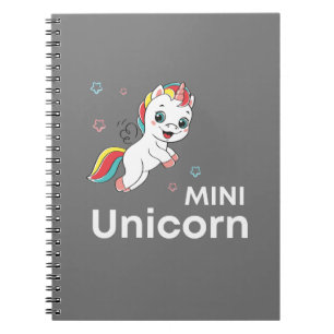 Cute baby unicorn Modern Notitieboek