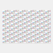 Cute Baby Unicorn Pastel Fantasy Child Inpakpapier Vel (Voorkant 3)