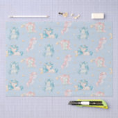 Cute Baby Unicorn Pink Blue Pastel Nursery Child Tissuepapier (Craft)