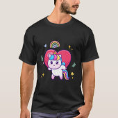 Cute Baby Unicorn T-shirt (Voorkant)