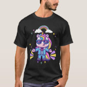 Cute Baby Unicorn T-shirt (Voorkant)