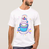 Cute Baby Unicorn T-shirt (Voorkant)