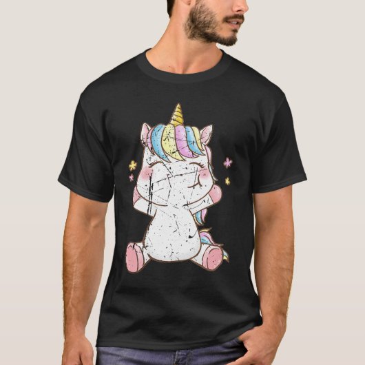 Cute Baby Unicorn Unicorns Magical Creatcans T-shirt (Voorkant)