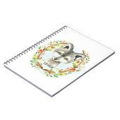 Cute Baby Wolf Notitieboek (Linkerzijde)