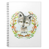 Cute Baby Wolf Notitieboek (Voorkant)