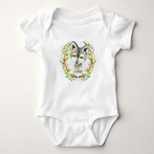 Cute Baby Wolf Romper