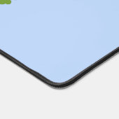 Cute baby wombat cartoon illustratie bureaumat (Hoek)