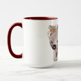 Cute Baby Wombat Gold Speckle Custom Name Mok