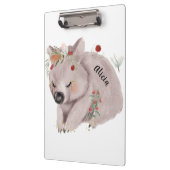 Cute Baby Wombat Gold Spectrum Custom Klembord (Links)
