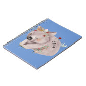 Cute Baby Wombat Gold Spectrum Custom Notitieboek (Linkerzijde)