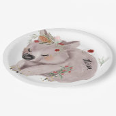 Cute Baby Wombat Gold Spectrum Custom Papieren Bordje (Gekanteld)