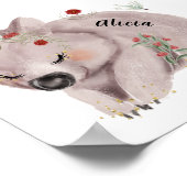 Cute Baby Wombat Gold Spectrum Custom Poster (Hoek)