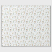 Cute Baby Woodland Animals Cadeaupapier (Vlak)