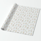 Cute Baby Woodland Animals Cadeaupapier (Uitgerold)