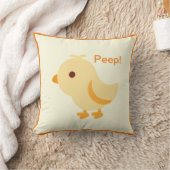 Cute Baby Yellow Chick Kussen (Deken)