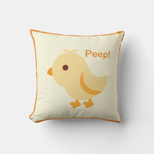 Cute Baby Yellow Chick Kussen