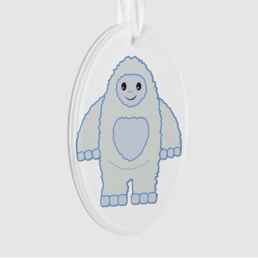Cute Baby Yeti Ornament (voorkant)